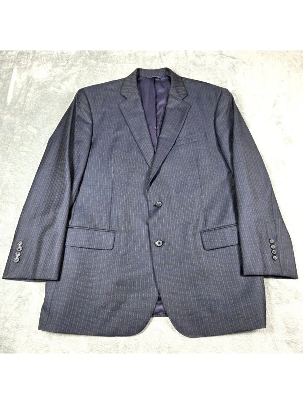 Brooks Brothers Sport Coat 45R 1818 Madison Saxxon Wool Pinstripe Blazer Jacket
